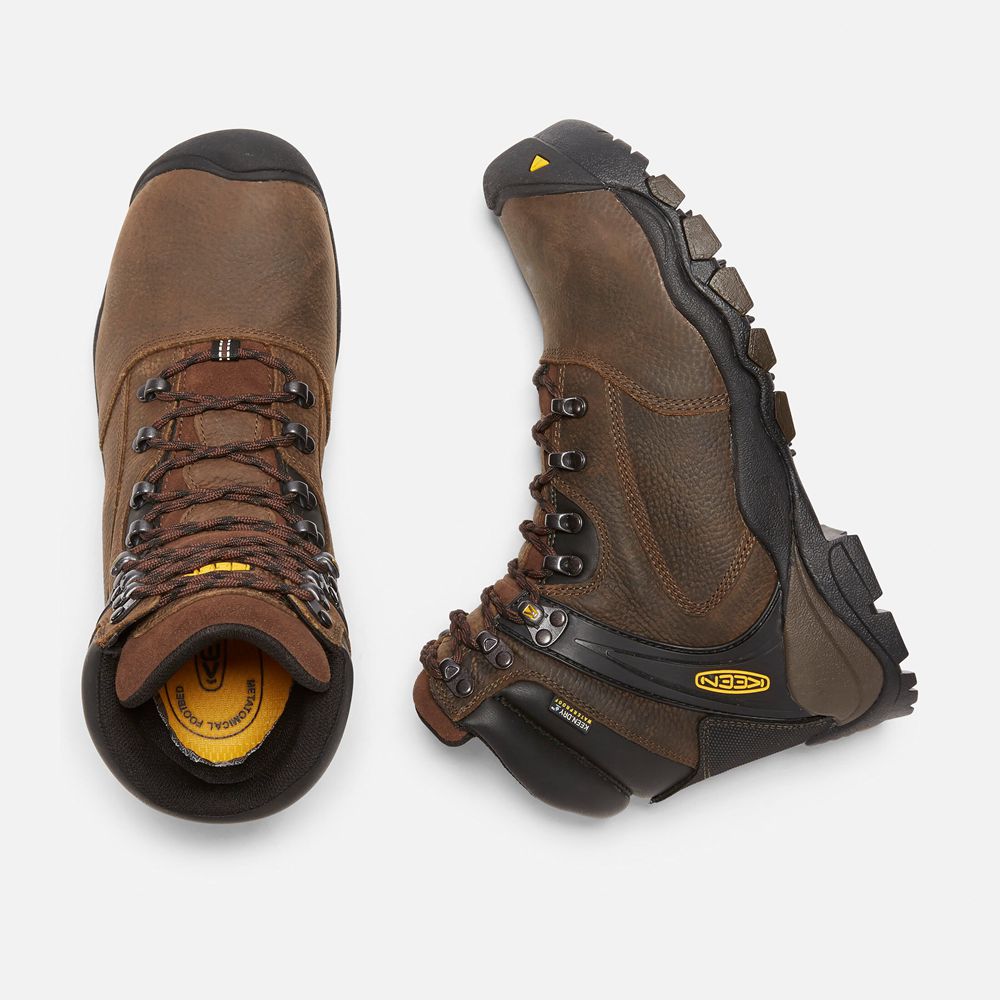 Keen Laarzen Heren Bruin - Louisville 6\" (Steel Toe) - 46831-TFRX